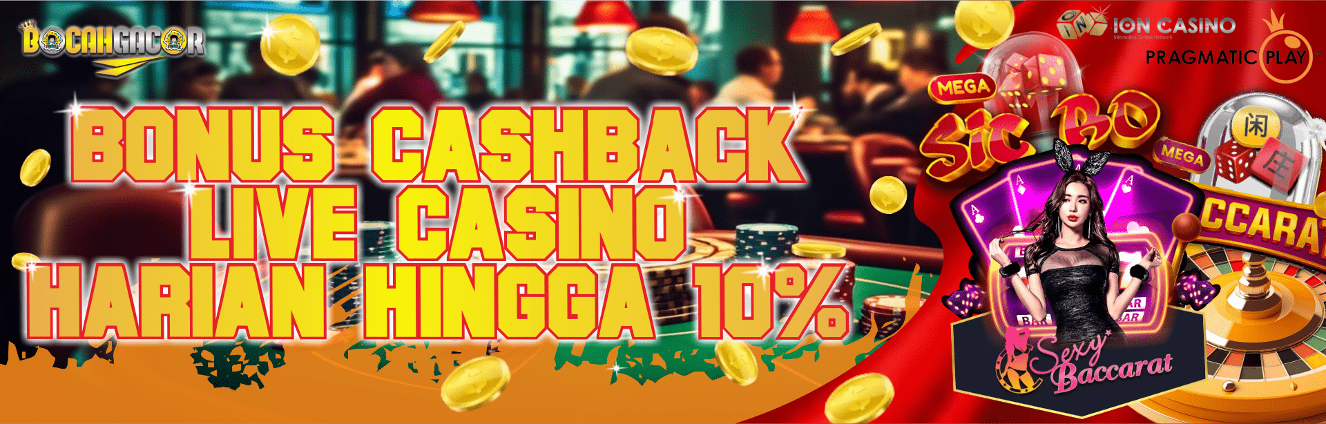 BONUS LIVE CASINO 10%